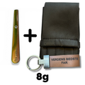 Wallet + 1 Orbit Lure 8gr + Leather Keychains