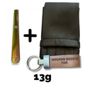 Wallet + 1 Orbit Lure 13gr + Leather Keychains