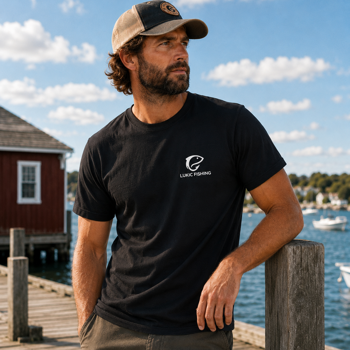 Lukic Fishing Logo t-shirt