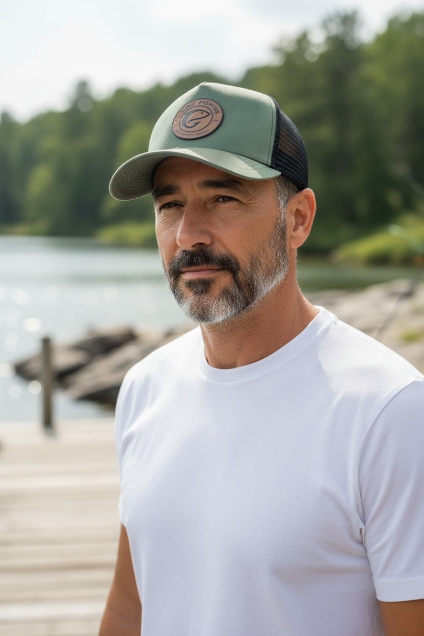 Trucker Cap with Lukic Fishing Vintage Logo