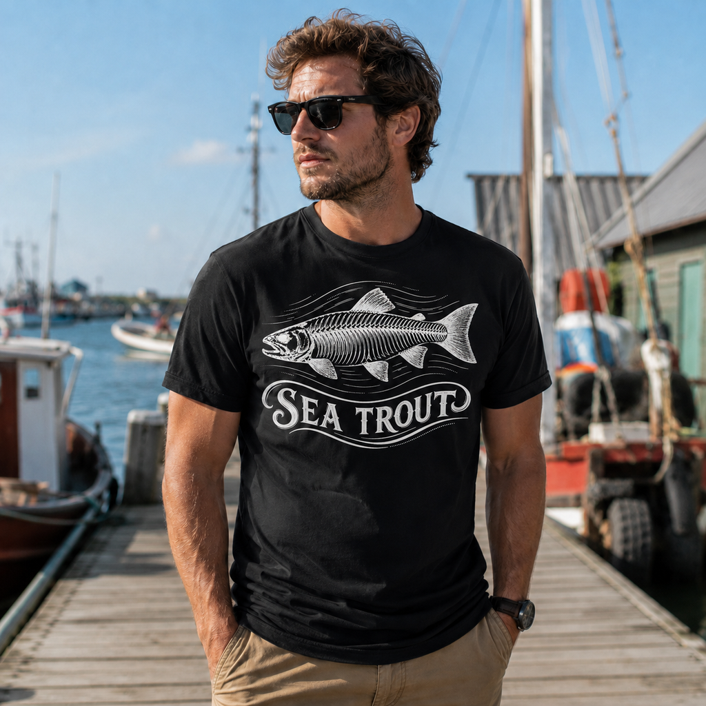 Röntgen-Meerforellen-T-Shirt